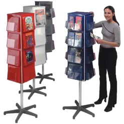 4 Sided Revolving Leaflet Dispensers