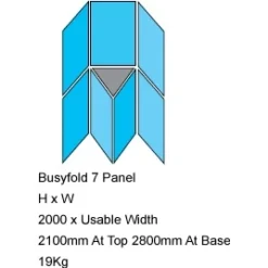 Busyfold® Heavy Duty Folding Display System -Rubbermaid Shop 003389