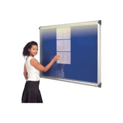 Illuminated Shield Aluminium Frame Showcases