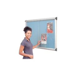 Resist-a-Flame Aluminium Framed Sliding Door Shield Showcase