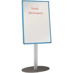 Freestanding Coloured Frame Shield Whiteboard