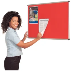Aluminium Framed Shield Noticeboards