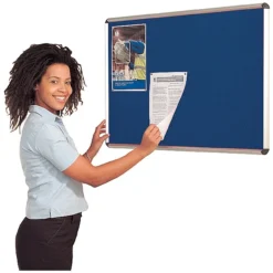 Express Stock Aluminium Frame Shield Noticeboards