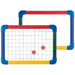 Bi-Office Double Sided Student Whiteboard Plain/Gridded (Pack Of 5 Or 10)