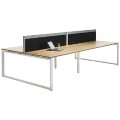 Presence Deluxe Rectangular Desk Screens -Rubbermaid Shop 016240