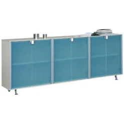 Sapphire Low Glass Door Cupboards -Rubbermaid Shop 018521