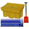 Stackable 350L Grit Bin With De-icing Salt & Shovel