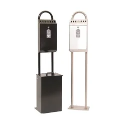 Stand Mounted Cigarette Bin