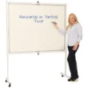 Mobile Non-Magnetic Pivoted Whiteboard