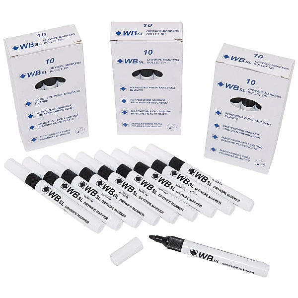 Teacher Dry Wipe Marker Pen (Pack Of 10) 1 Teacher Dry Wipe Marker Pen (Pack Of 10)