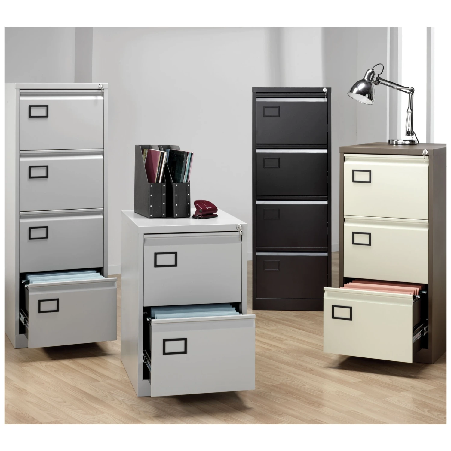 Bisley Contract Steel Filing Cabinets 5 Bisley Contract Steel Filing Cabinets - Image 5