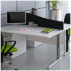 Elite Kassini Contract Wave Desktop Screens -Rubbermaid Shop 035348