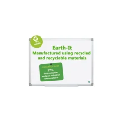 Bi-Office Earth-IT Enamel Board Aluminium Frame