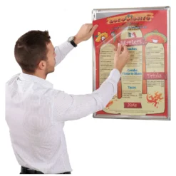 Busygrip Stainless Steel Poster Frames -Rubbermaid Shop 040832