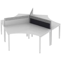 Elite Advance Fabric System Screen 120° With Management Rail