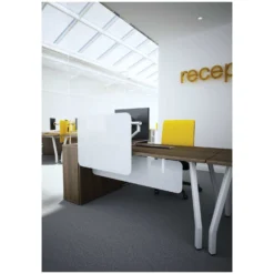 Gresham Script Acrylic Desktop Screens -Rubbermaid Shop 058501