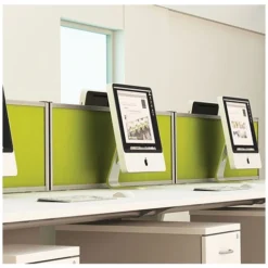 Gresham Mesa Fabric Rectangular Desktop Screens -Rubbermaid Shop 062865