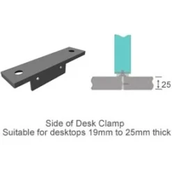 NEXT DAY Spectre Linking Desktop Screens -Rubbermaid Shop 067944