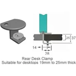 Spectre Linking Desktop Screens 18 Spectre Linking Desktop Screens -Rubbermaid Shop 067948