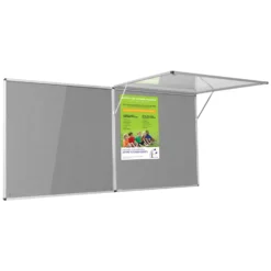 Eco-Colour Corridor Resist-A-Flame Tamperproof Noticeboards -Rubbermaid Shop 078516