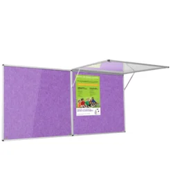 Eco-Colour Corridor Resist-A-Flame Tamperproof Noticeboards -Rubbermaid Shop 078518