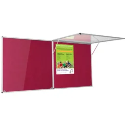 Eco-Colour Corridor Resist-A-Flame Tamperproof Noticeboards -Rubbermaid Shop 078519