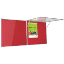 Eco-Colour Corridor Resist-A-Flame Tamperproof Noticeboards -Rubbermaid Shop 078520