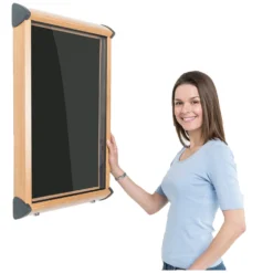 Shield Wood Effect Interior Showcases -Rubbermaid Shop 078626