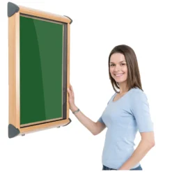 Shield Wood Effect Interior Showcases -Rubbermaid Shop 078642