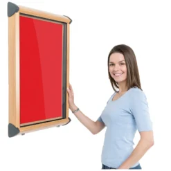 Shield Wood Effect Exterior Showcases -Rubbermaid Shop 078703