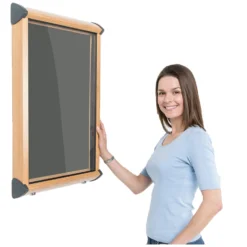 Shield Wood Effect Exterior Showcases -Rubbermaid Shop 078712