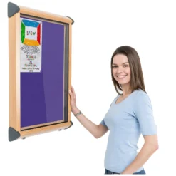 Shield Wood Effect Exterior Showcases -Rubbermaid Shop 078722