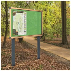 Shield Wood Effect Exterior Showcases With Sunken Posts -Rubbermaid Shop 078761