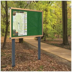 Shield Wood Effect Exterior Showcases With Sunken Posts -Rubbermaid Shop 078762