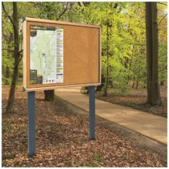 Shield Wood Effect Exterior Showcases With Sunken Posts -Rubbermaid Shop 078765