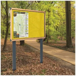 Shield Wood Effect Exterior Showcases With Sunken Posts -Rubbermaid Shop 078770