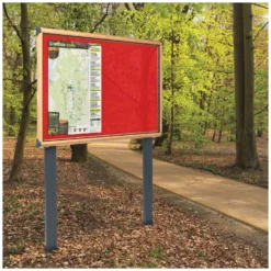 Shield Wood Effect Exterior Showcases With Sunken Posts -Rubbermaid Shop 078771