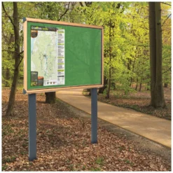 Shield Wood Effect Exterior Showcases With Sunken Posts -Rubbermaid Shop 078772