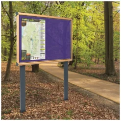 Shield Wood Effect Exterior Showcases With Sunken Posts -Rubbermaid Shop 078773