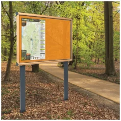 Shield Wood Effect Exterior Showcases With Sunken Posts -Rubbermaid Shop 078774