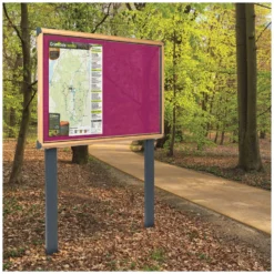 Shield Wood Effect Exterior Showcases With Sunken Posts -Rubbermaid Shop 078775