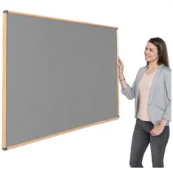 Shield Wood Effect Eco-Colour Noticeboards -Rubbermaid Shop 078776
