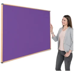 Shield Wood Effect Eco-Colour Noticeboards -Rubbermaid Shop 078781
