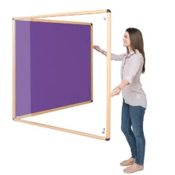 Shield Wood Effect Eco-Colour Tamperproof Noticeboards -Rubbermaid Shop 078788