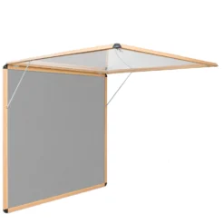 Shield Wood Effect Eco-Colour Corridor Tamperproof Noticeboards -Rubbermaid Shop 078817