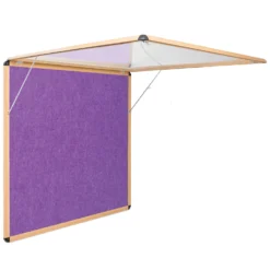 Shield Wood Effect Eco-Colour Corridor Tamperproof Noticeboards -Rubbermaid Shop 078819