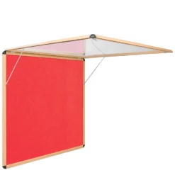 Shield Wood Effect Eco-Colour Corridor Tamperproof Noticeboards -Rubbermaid Shop 078820