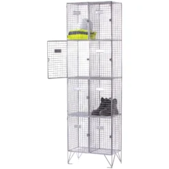 Personal Effects Wire Mesh Lockers -Rubbermaid Shop 081804