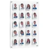 Crystal Wall Class/Staff Board 20 Pockets