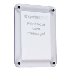 Crystal Wall Notice Frame
